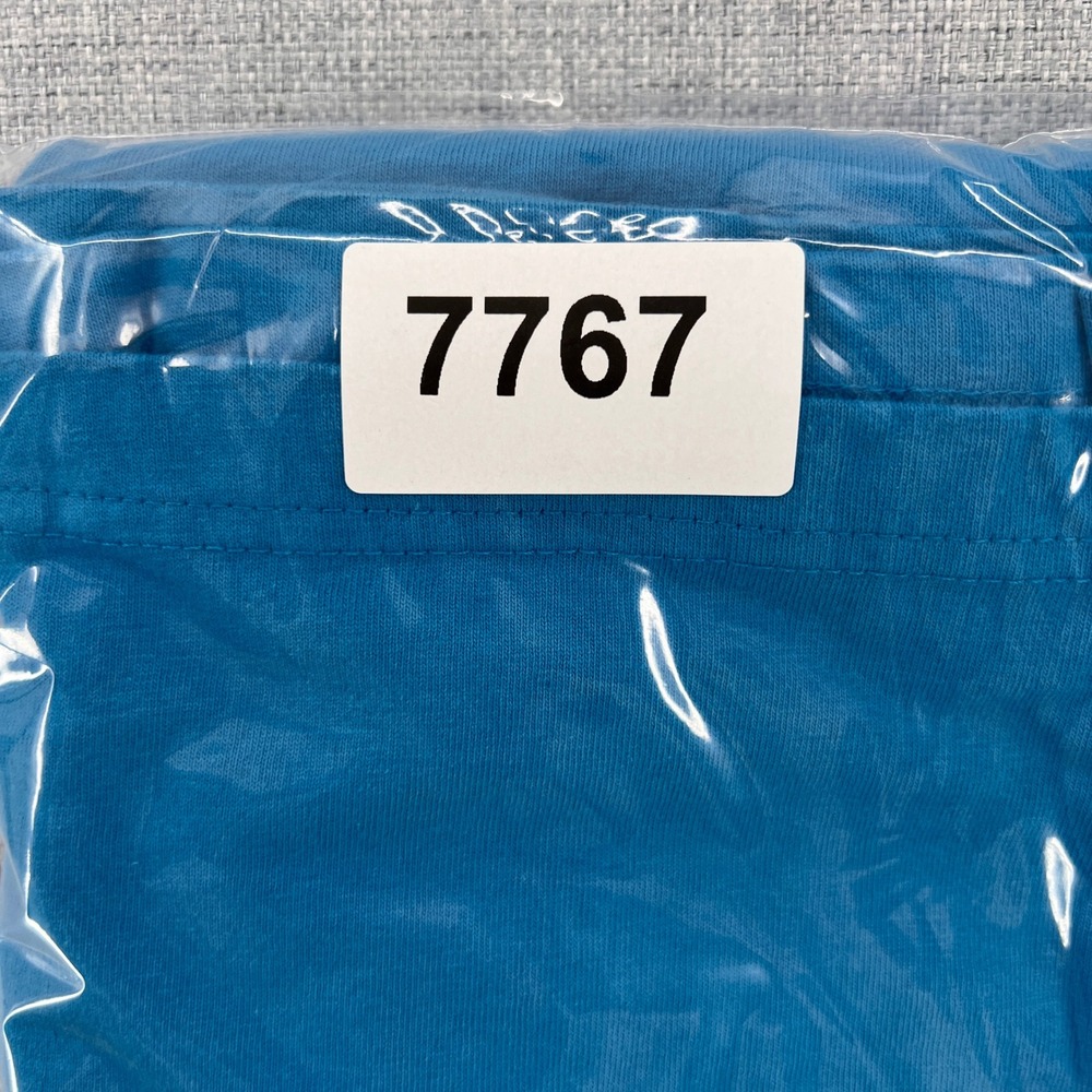 VTG 90s Guess Georges Marciano USA Script Logo Tee Men L/XL‎ Blue Single Stitch - Picture 9 of 9
